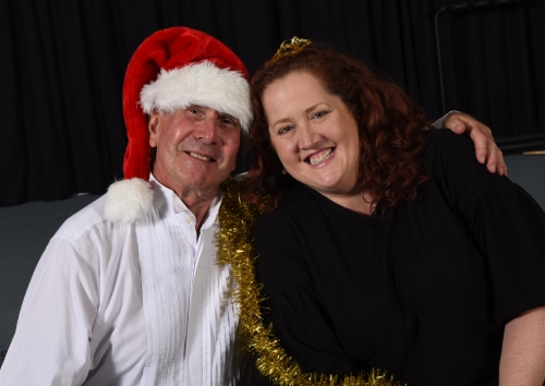 Adrian and Natasha celebrating Christmas at the Sunshine Coast Choral Society