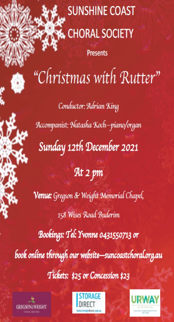 December 2021 - Christmas with Rutter