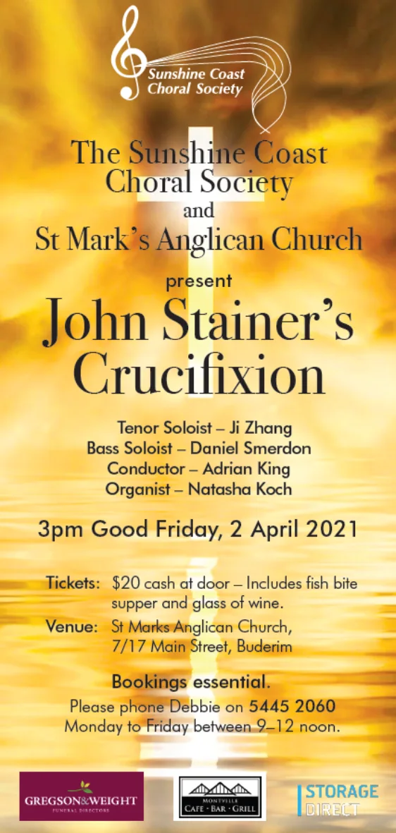 March 2021 - Stainer's Crufixion