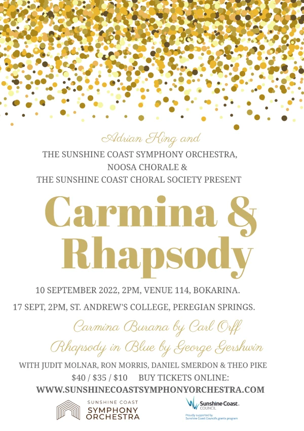 September 2022 - Carmina Burana and Rapsody